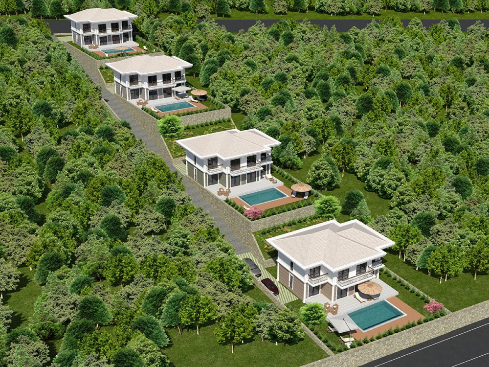 Sapanca'da bir Villa Sitesi Projesi ortakfikir tasarım 54