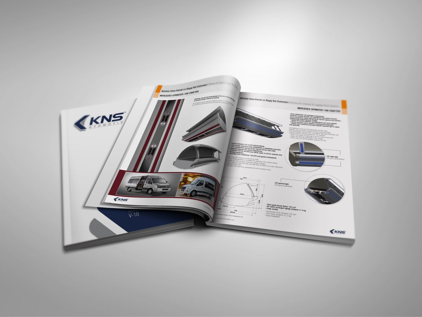 KNS Otomotiv Katalog Tasarımı ortakfikir tasarım 108