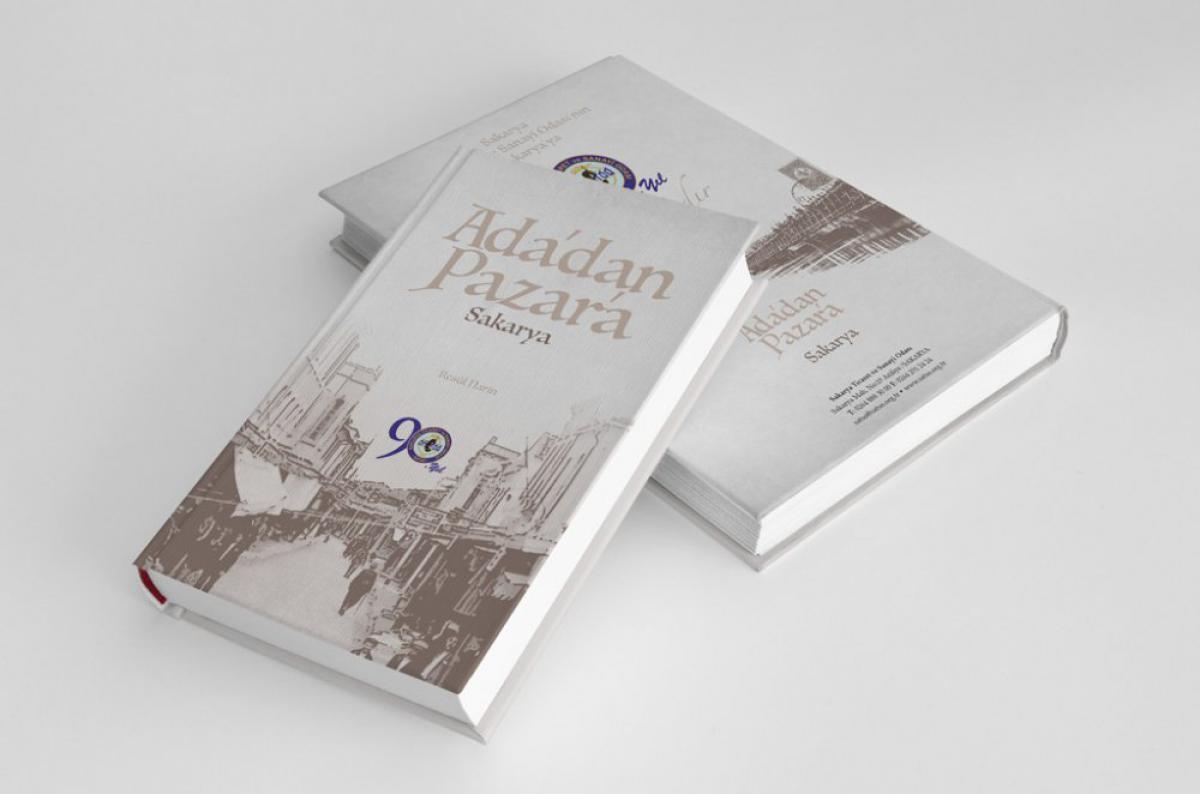 Ada'dan Pazar'a Kitap Tasarm Kuruluunun 90. Yl nedeniyle SATSO (Sakarya Ticaret ve Sanayi Odas) iin zel bir alma yapld. ortakfikir